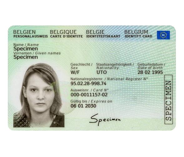 Belgium ID Card