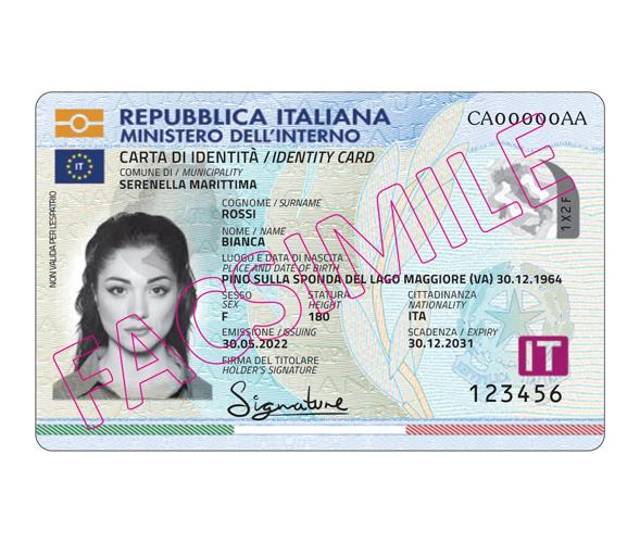Italy ID card
