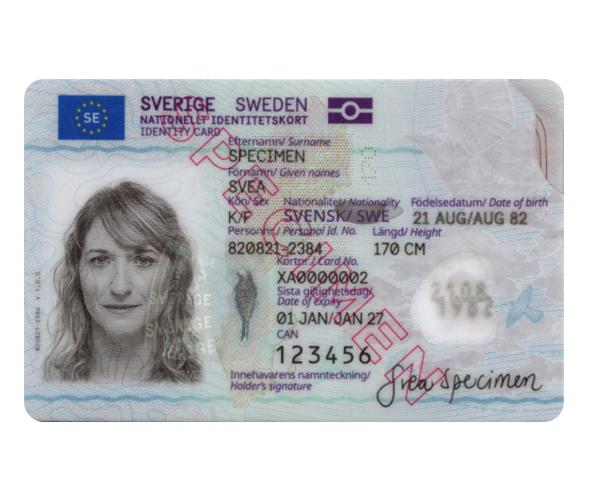 Swedish id card